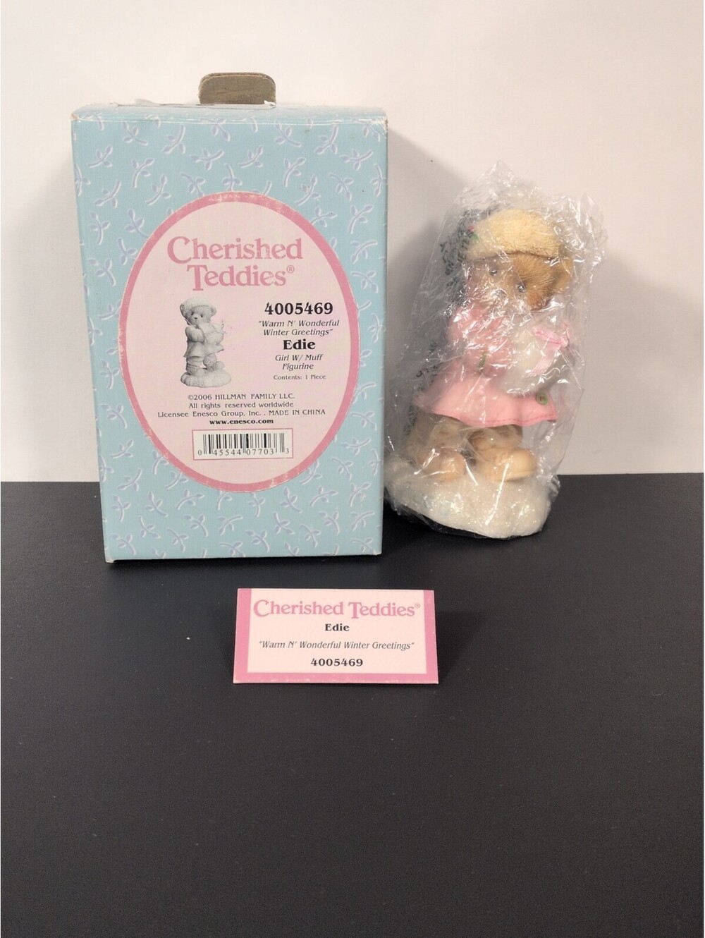 2006 Cherished Teddies EDIE :: Warm N’ Wonderful Winter Greetings : 4005469